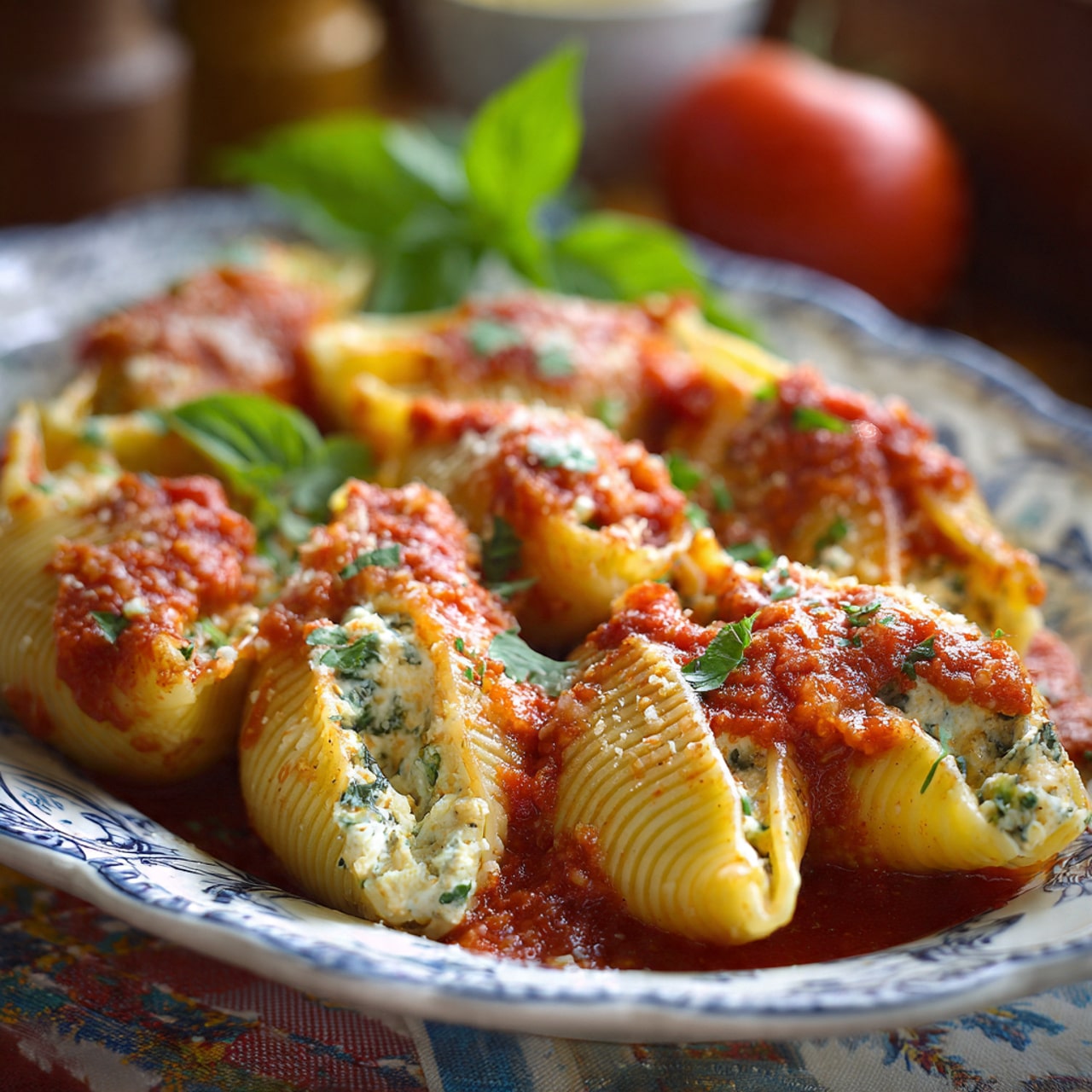 Vegan Stuffed Shells
