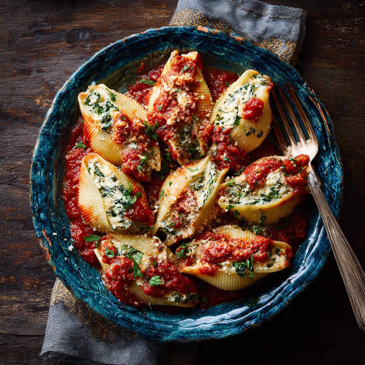 Vegan Stuffed Shells