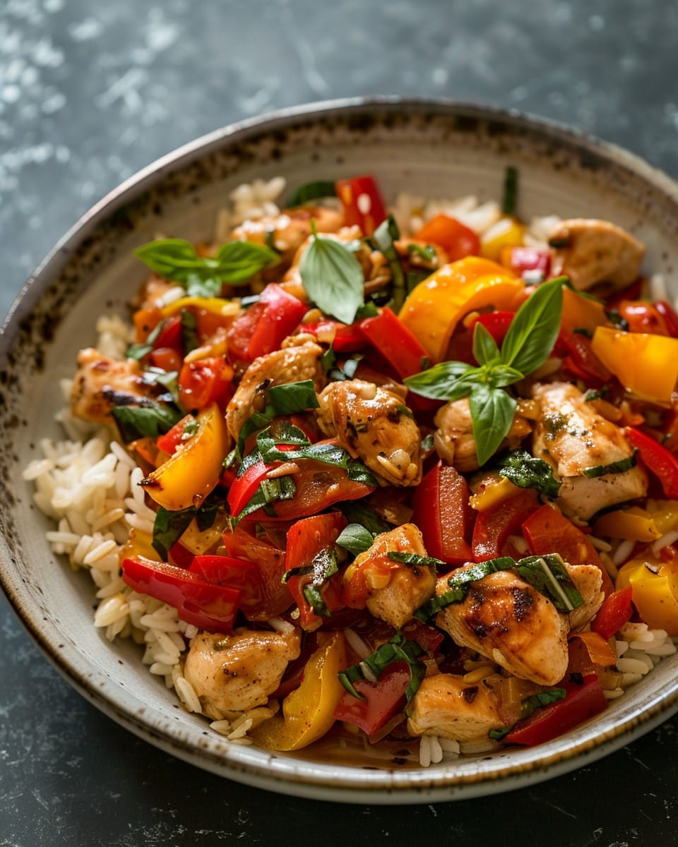 Mediterranean Chicken Stir Fry