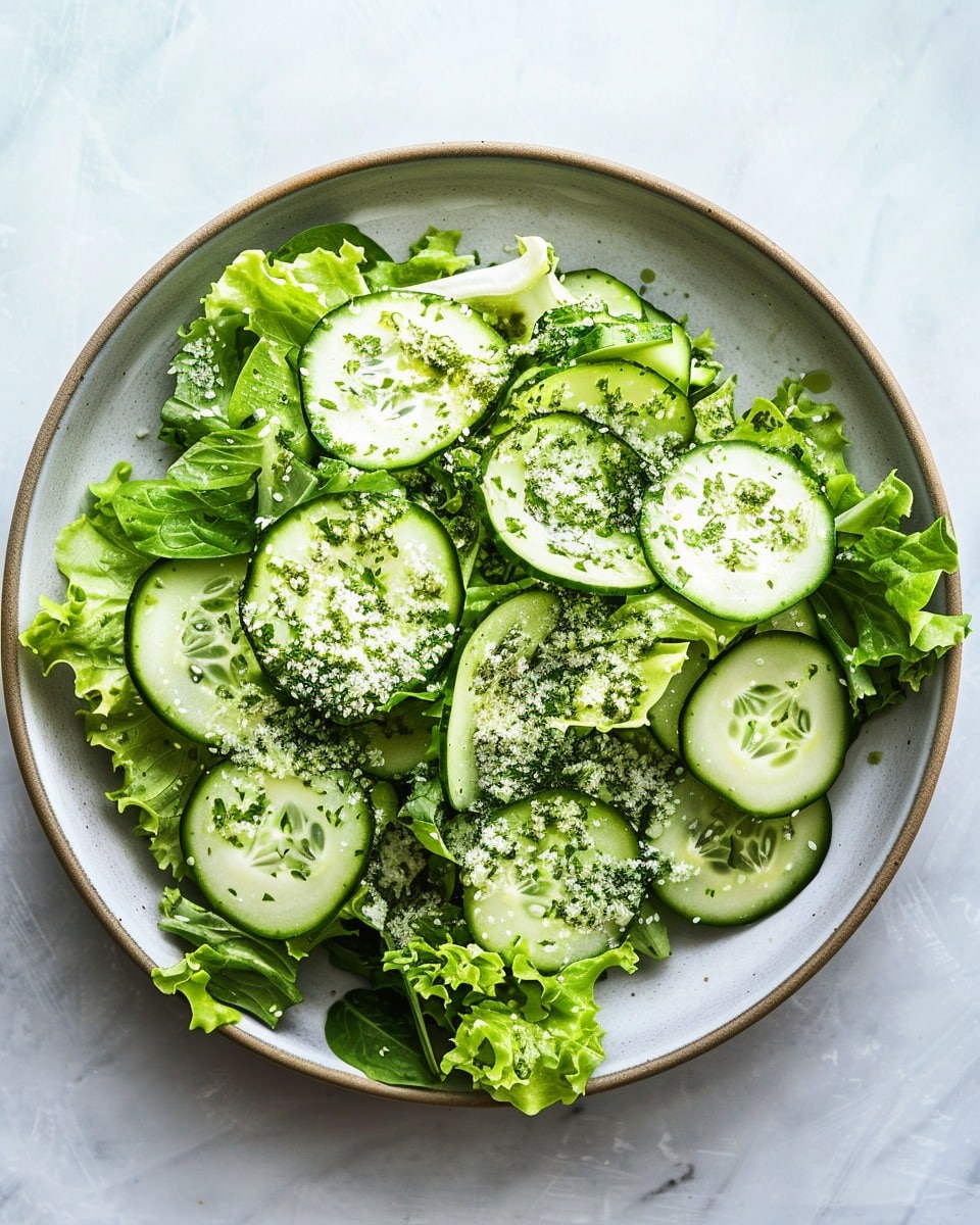 Cucumber Caesar Salad