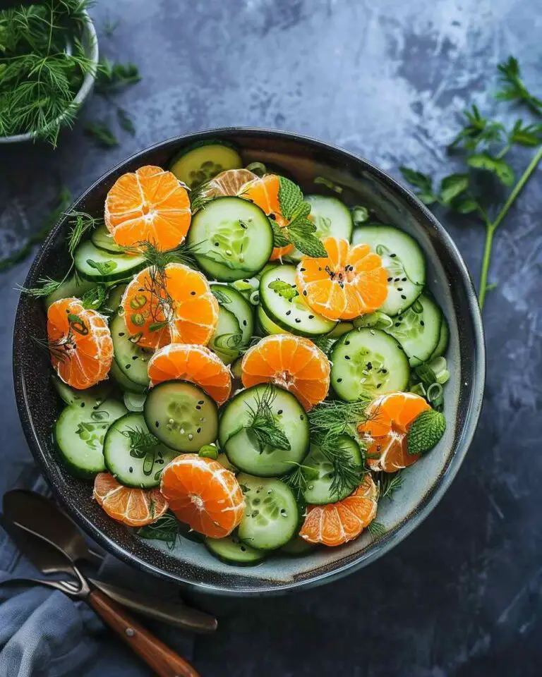 Clementine Cucumber Salad