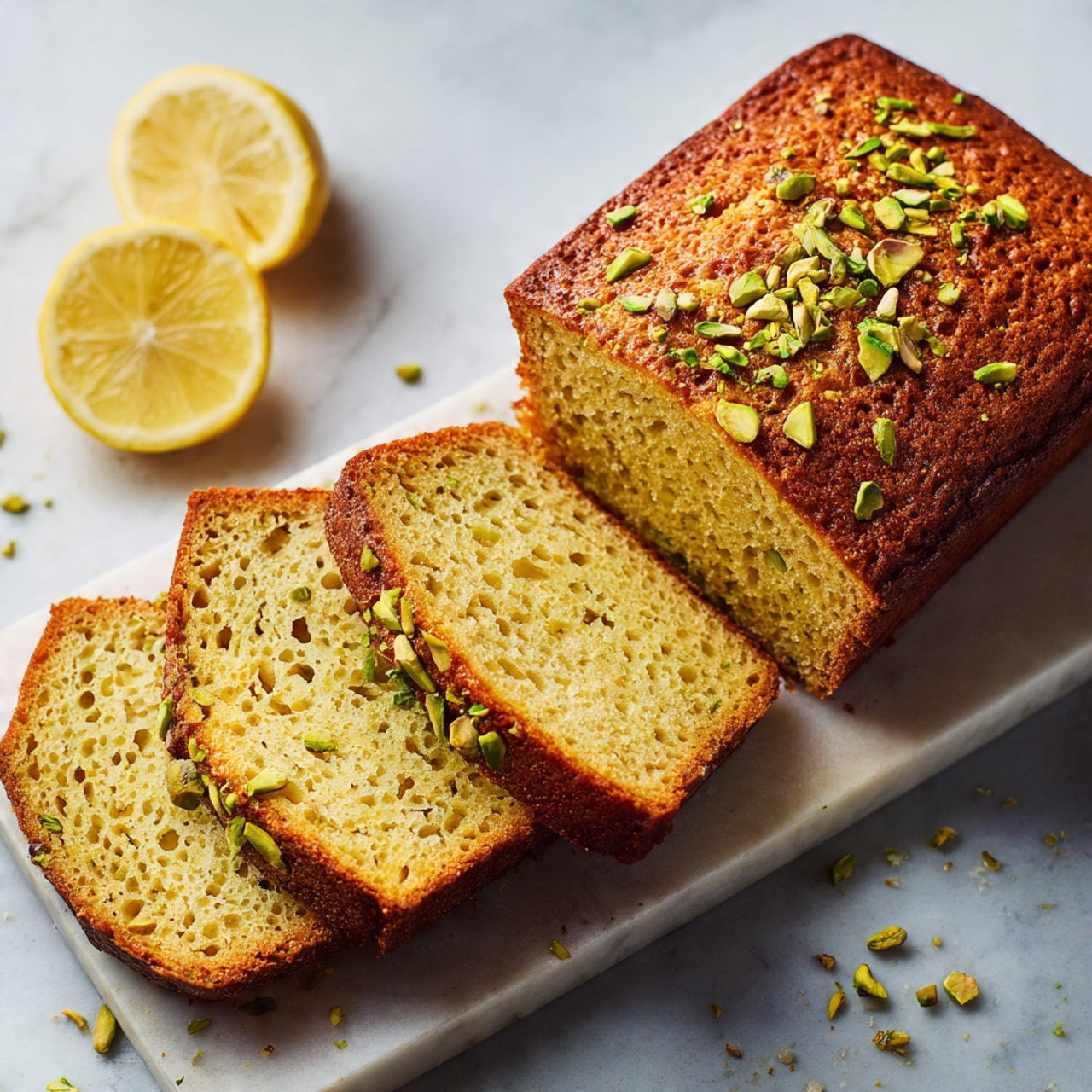 Lemon Pistachio Loaf