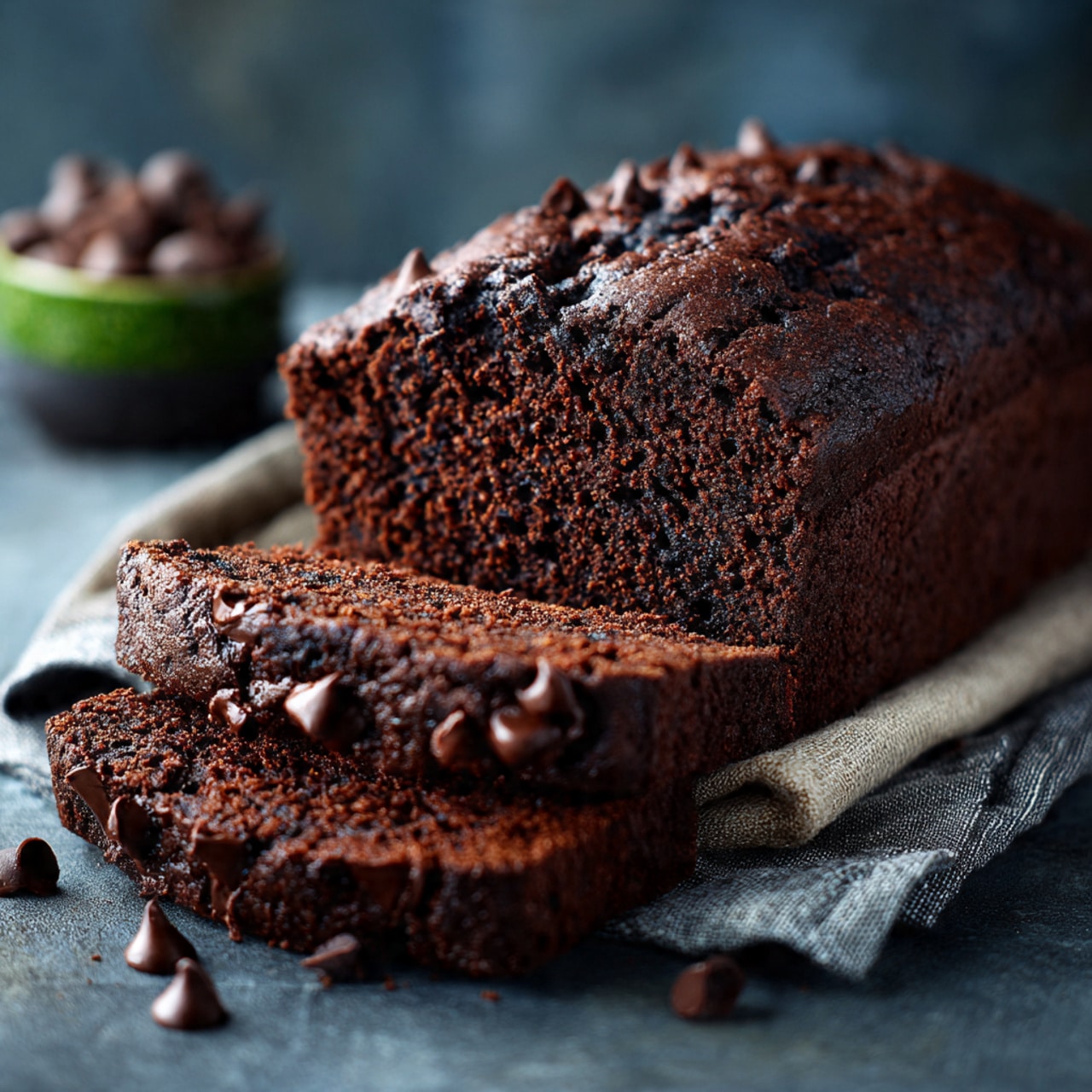 Double Dark Chocolate Zucchini Bread