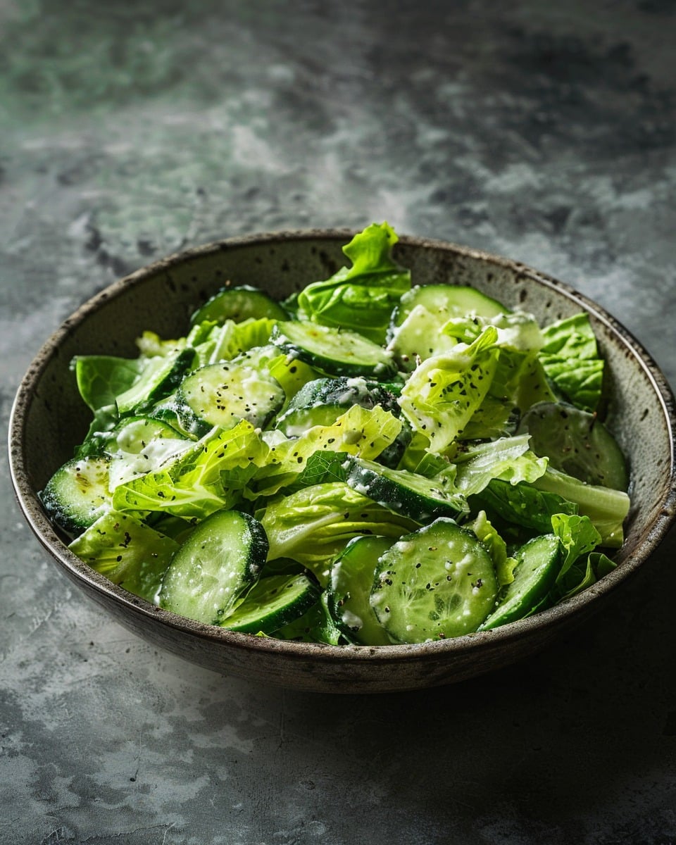 Cucumber Caesar Salad