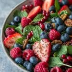 Superfood Berry Lemon Herb Salad