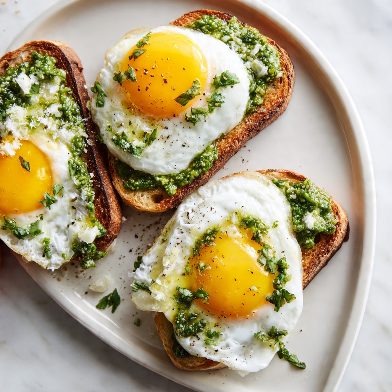 Easy Pesto Eggs Recipe