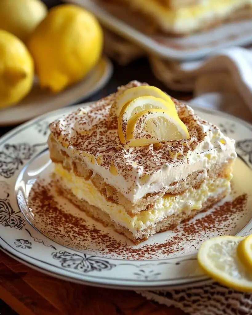 Lemon Tiramisu