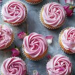 Magical Rosewater Cupcakes