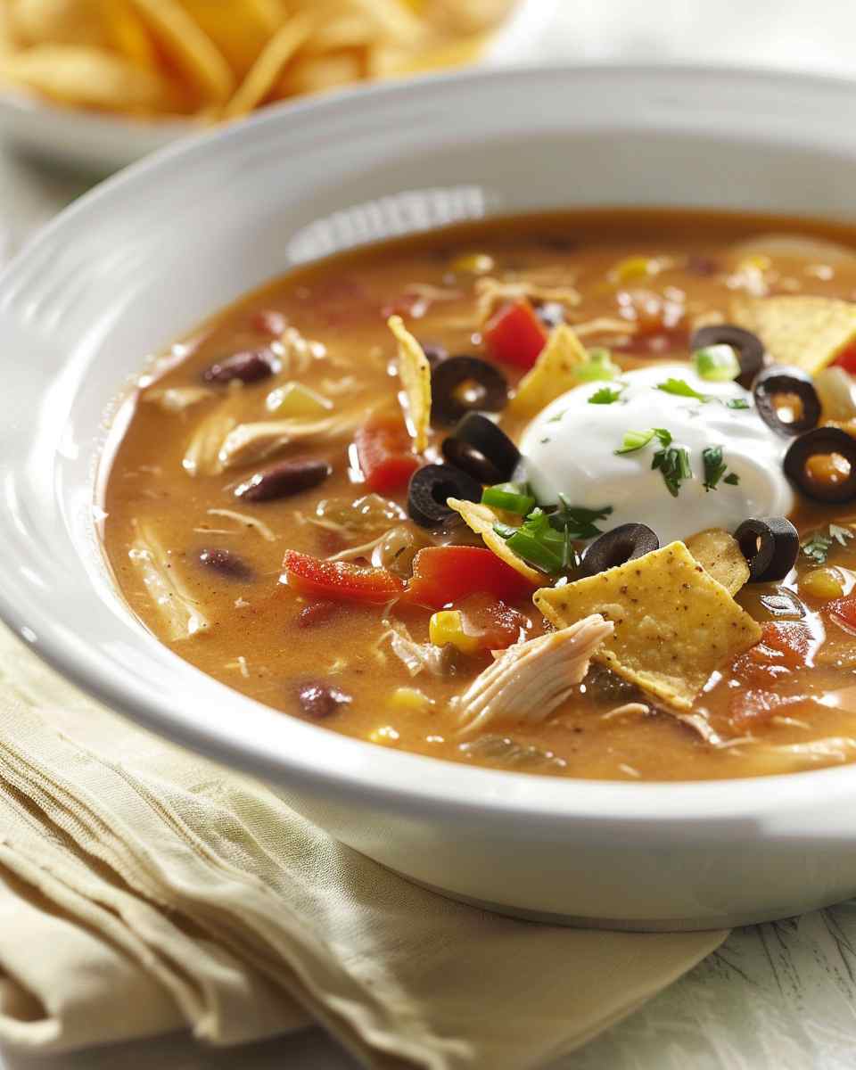 Bold & Creamy Chicken Tortilla Soup
