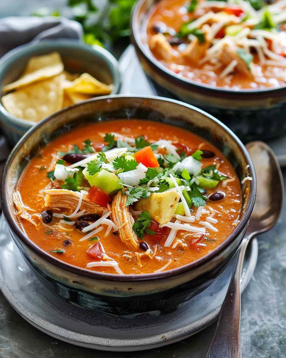 Bold & Creamy Chicken Tortilla Soup