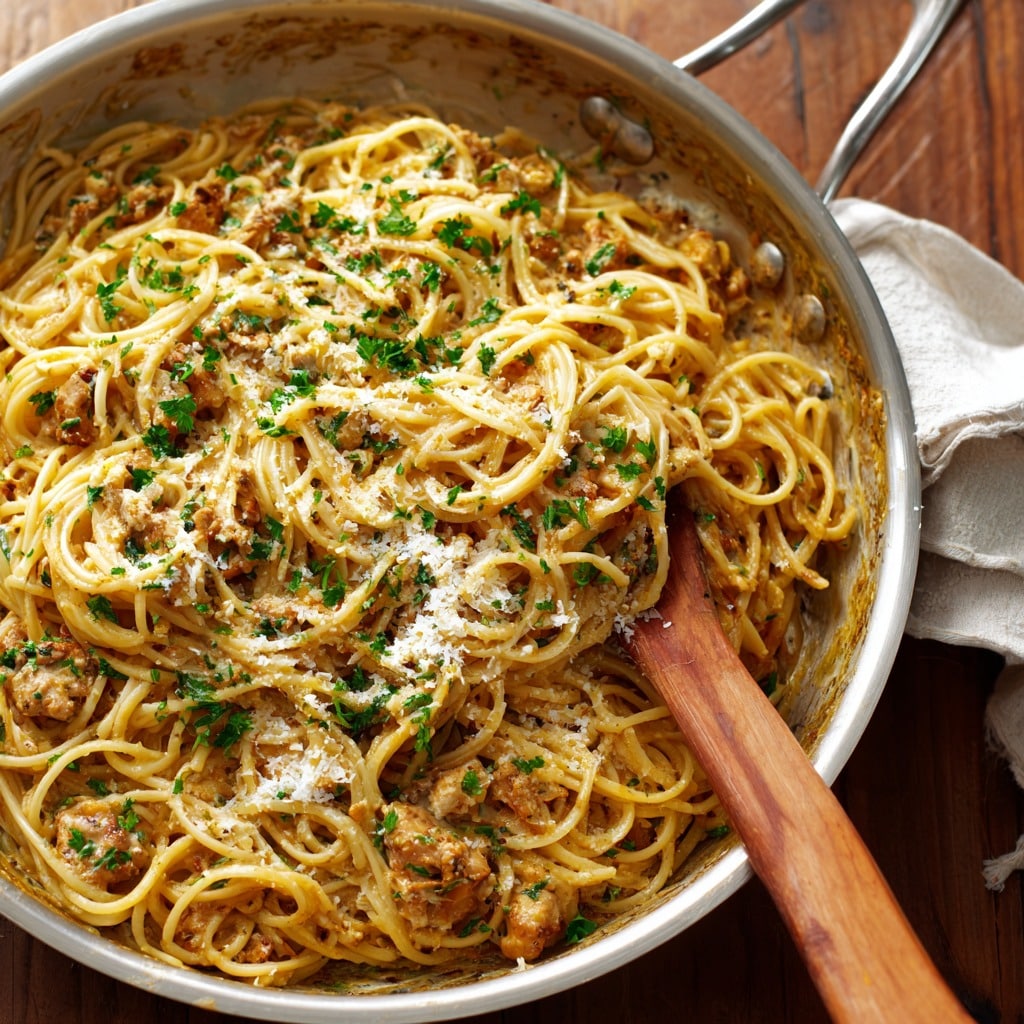 Creamy High Protein Beef Pasta