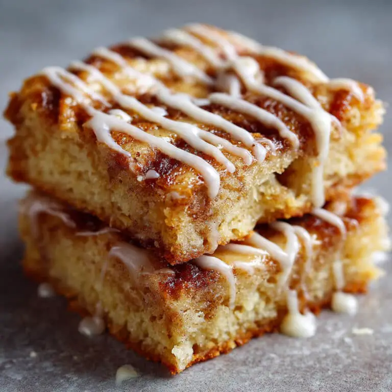 Cinnamon Roll Blondies