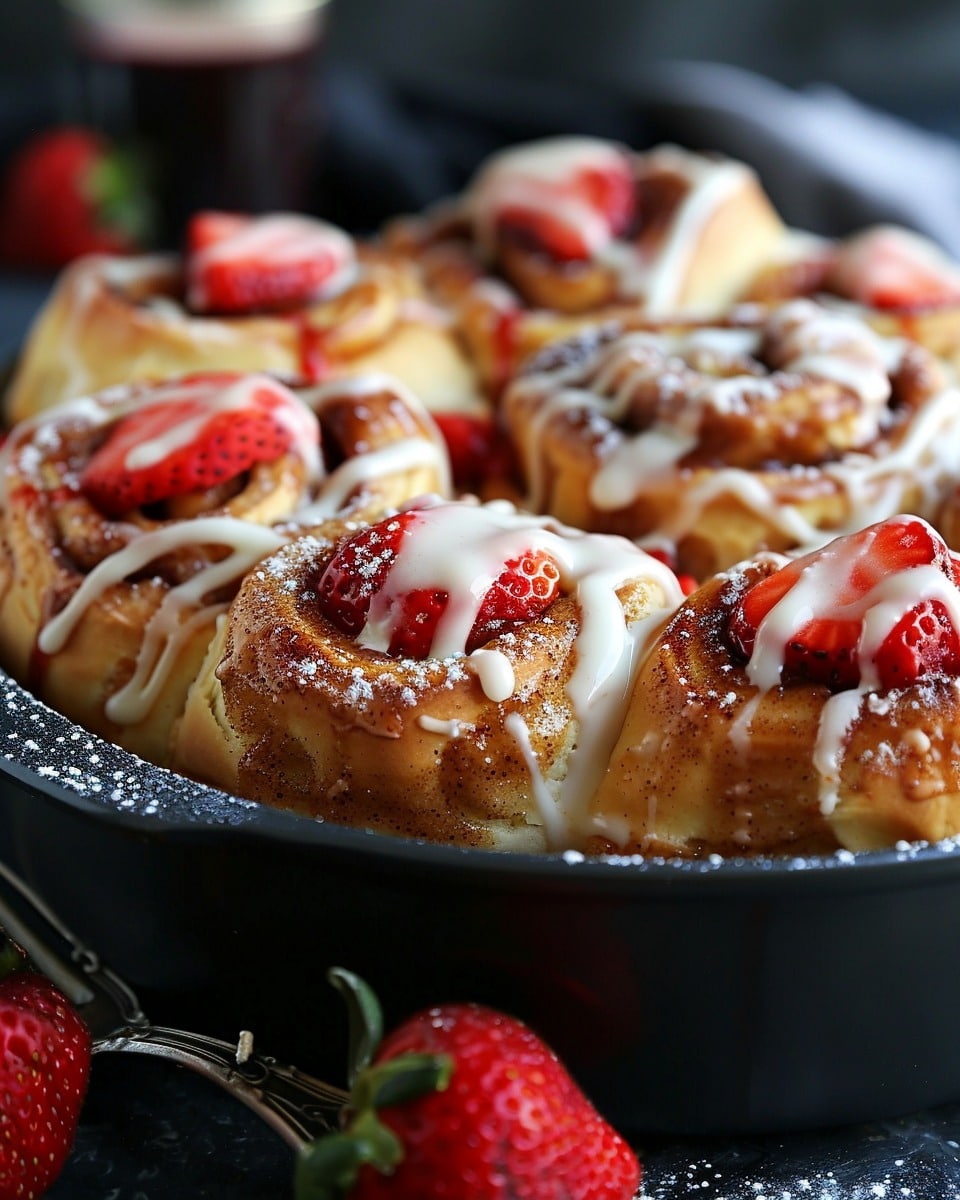 Strawberry Cinnamon Rolls