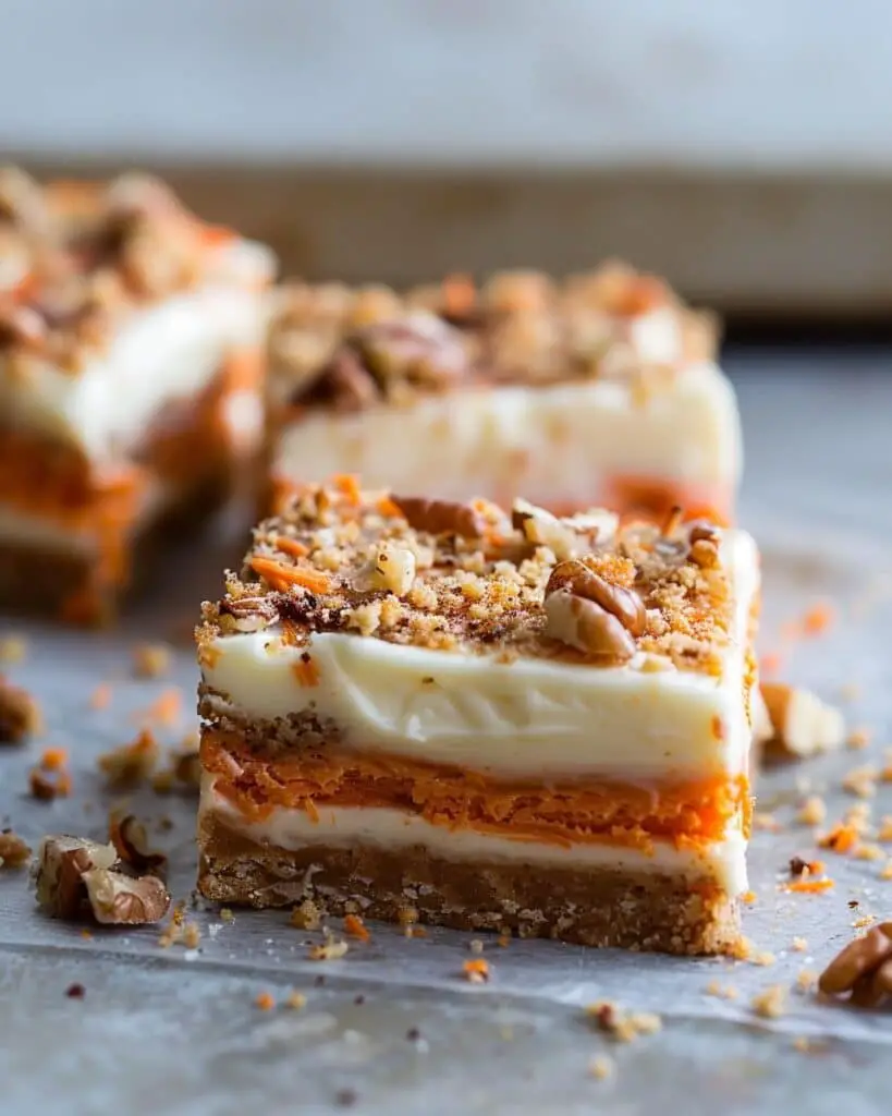 Irresistibly Indulgent Carrot Cake Cream Cheese Bars