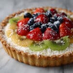 Coconut Cream Fruit Tart