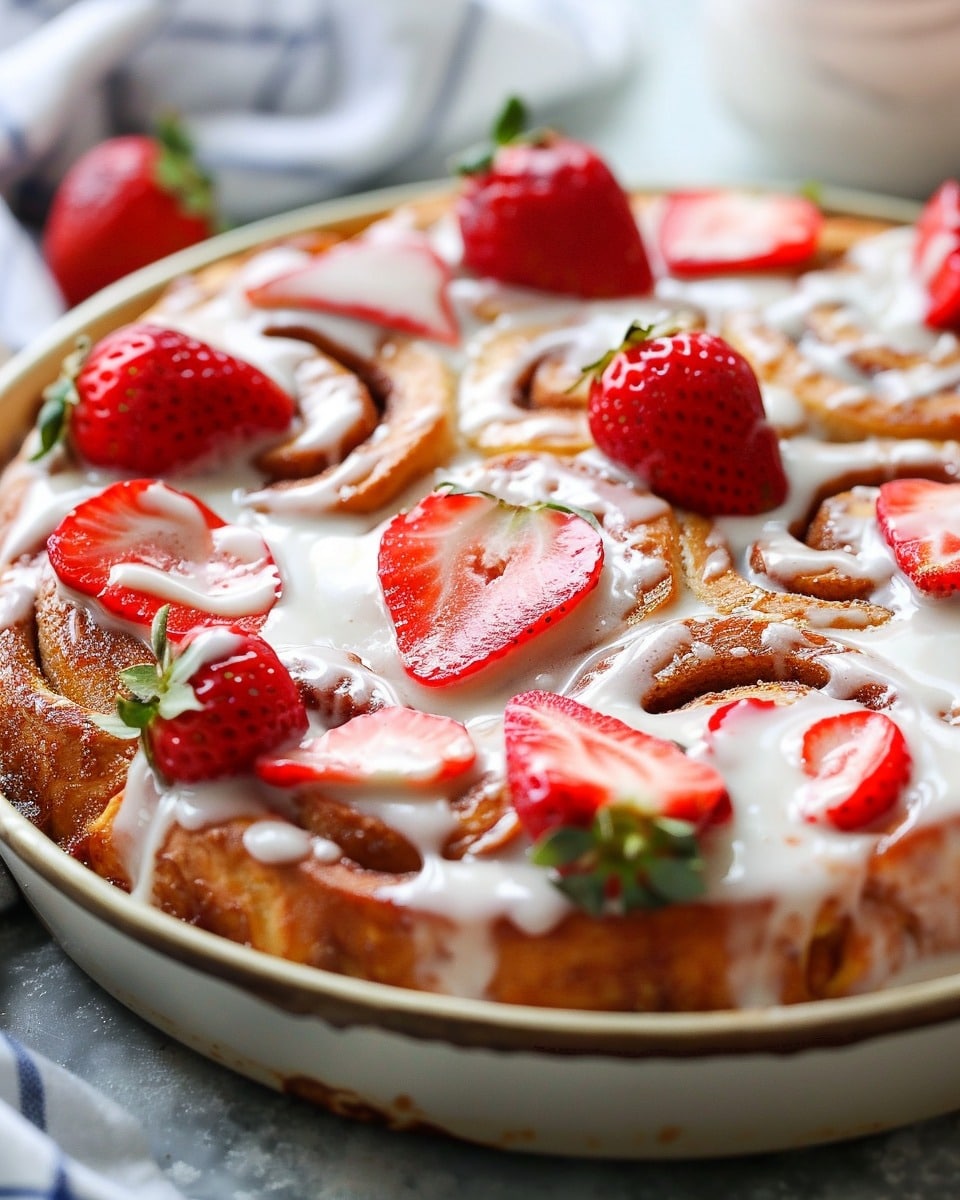Strawberry Cinnamon Rolls