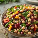Healthy & High Protein Three Bean Salad