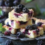 Irresistible Blackberry Shortbread Wedges