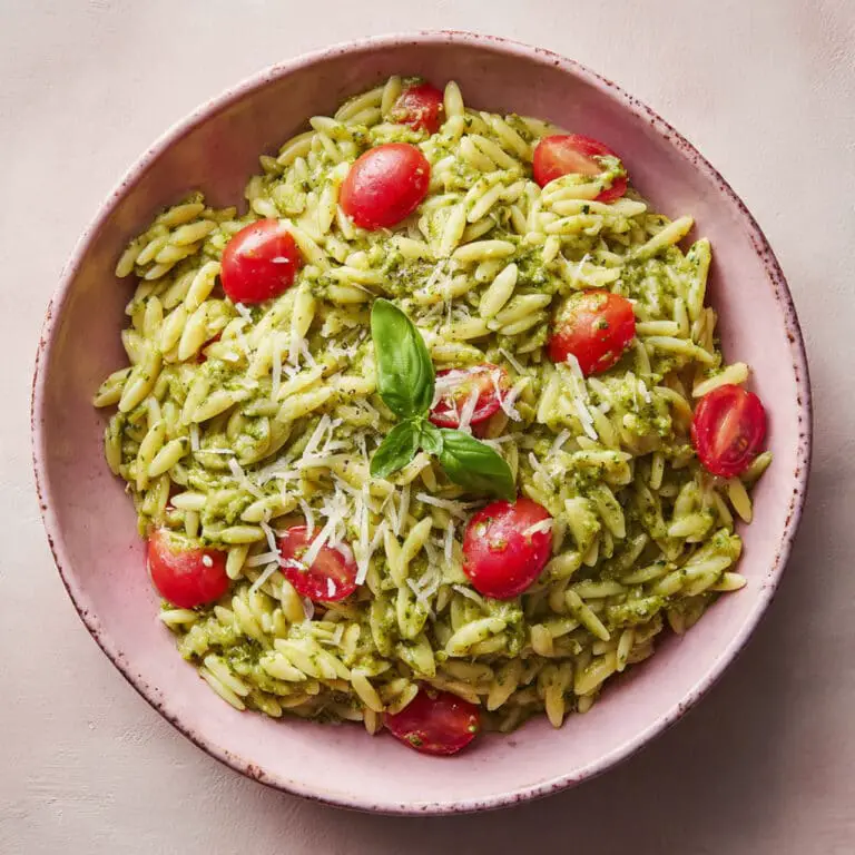 Creamy Pesto Orzo