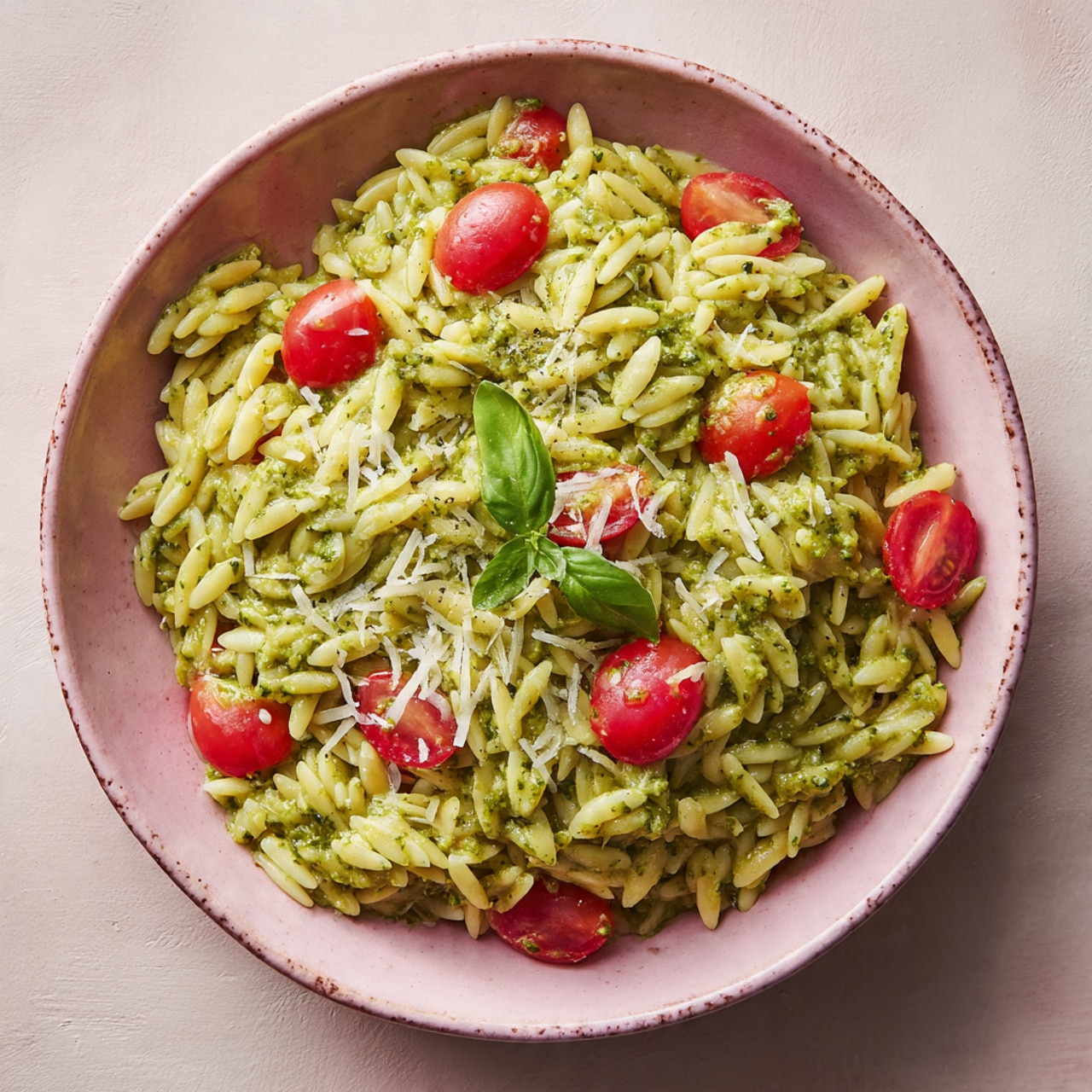 Creamy Pesto Orzo