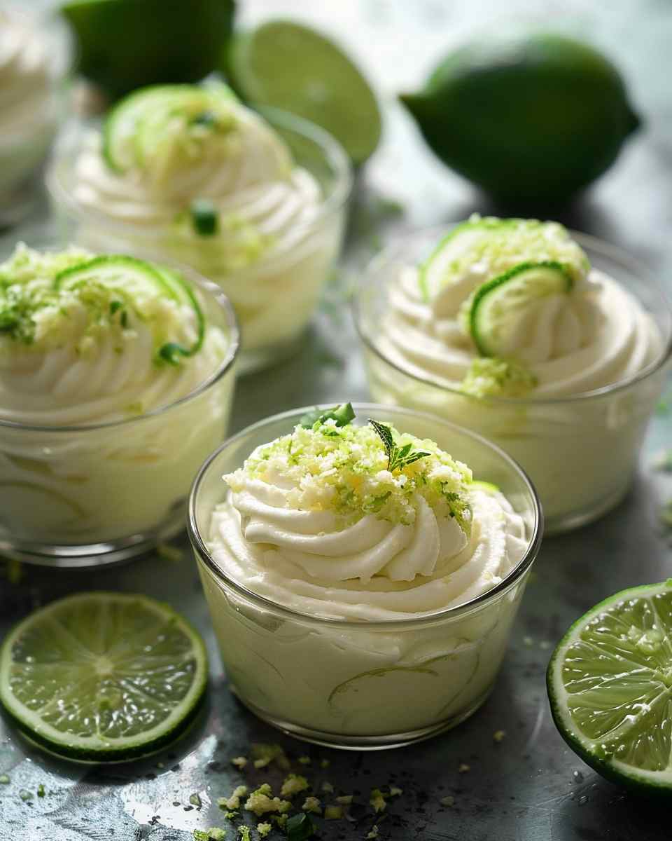 Lime Mousse Cups 5 Lime Mousse Cups