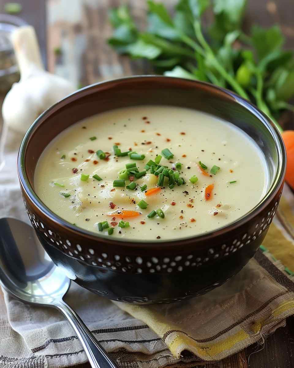 Cream of Spring Vegetable Soup
