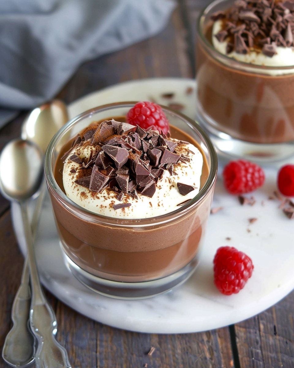 Peanut Butter & Chocolate Cottage Cheese Mousse