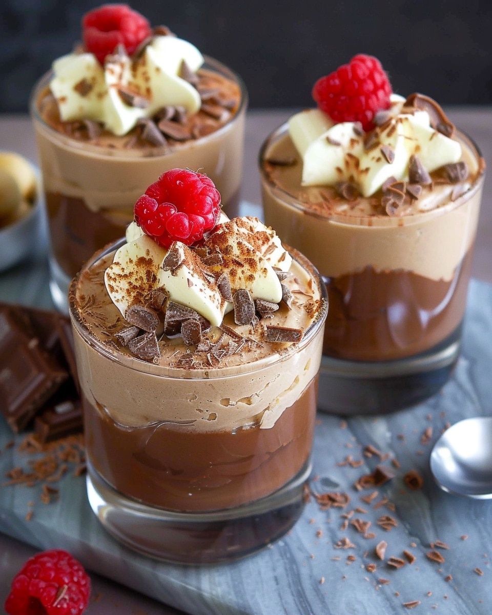 Peanut Butter & Chocolate Cottage Cheese Mousse