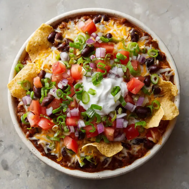 7-Layer Dip with Beans & Yogurt