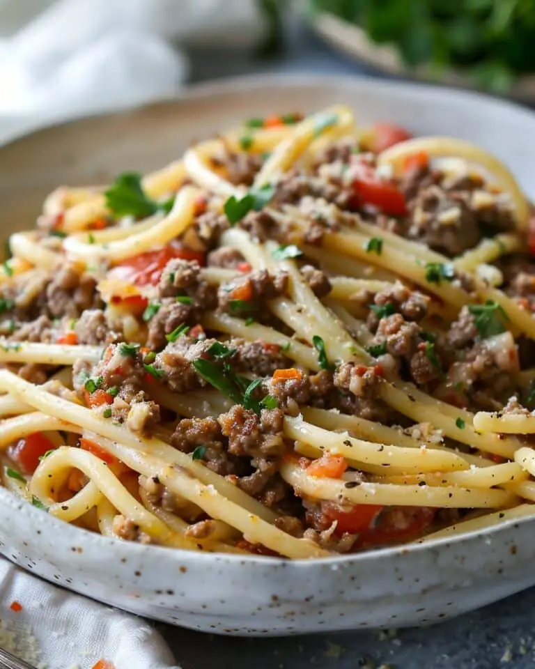 Creamy One-Pot Spaghetti Dinner