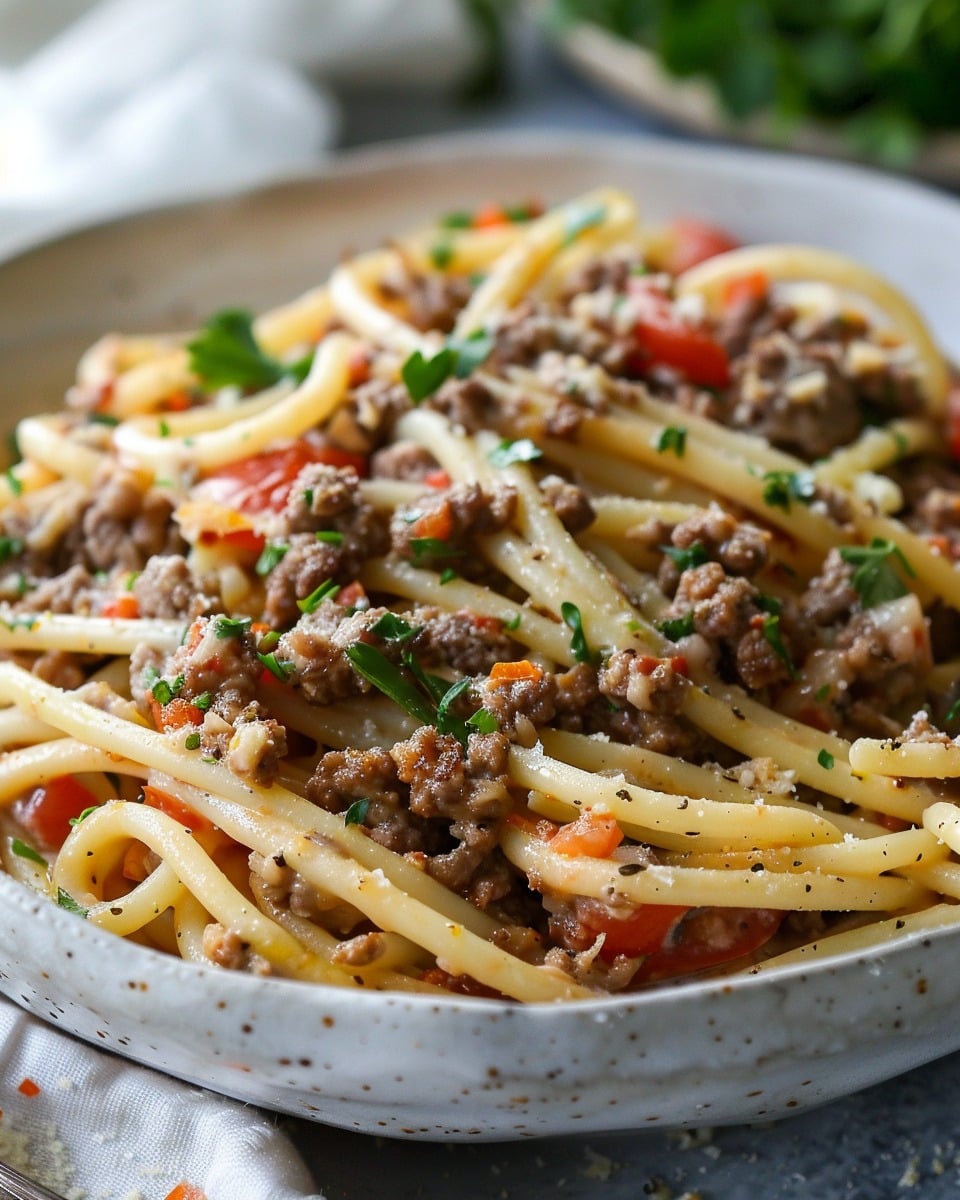 Creamy One-Pot Spaghetti Dinner