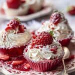Strawberry Mascarpone Cream Cups