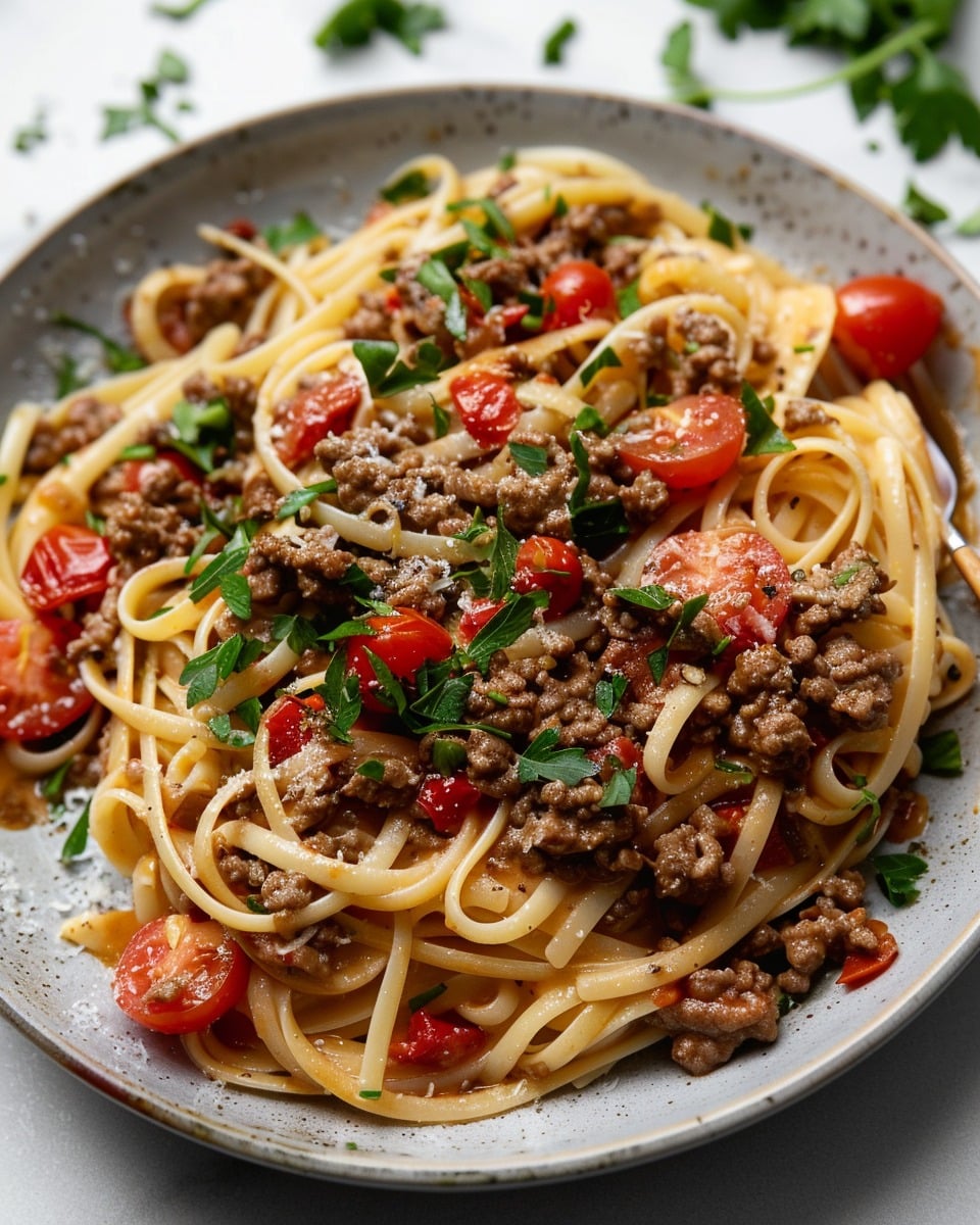 Creamy One-Pot Spaghetti Dinner