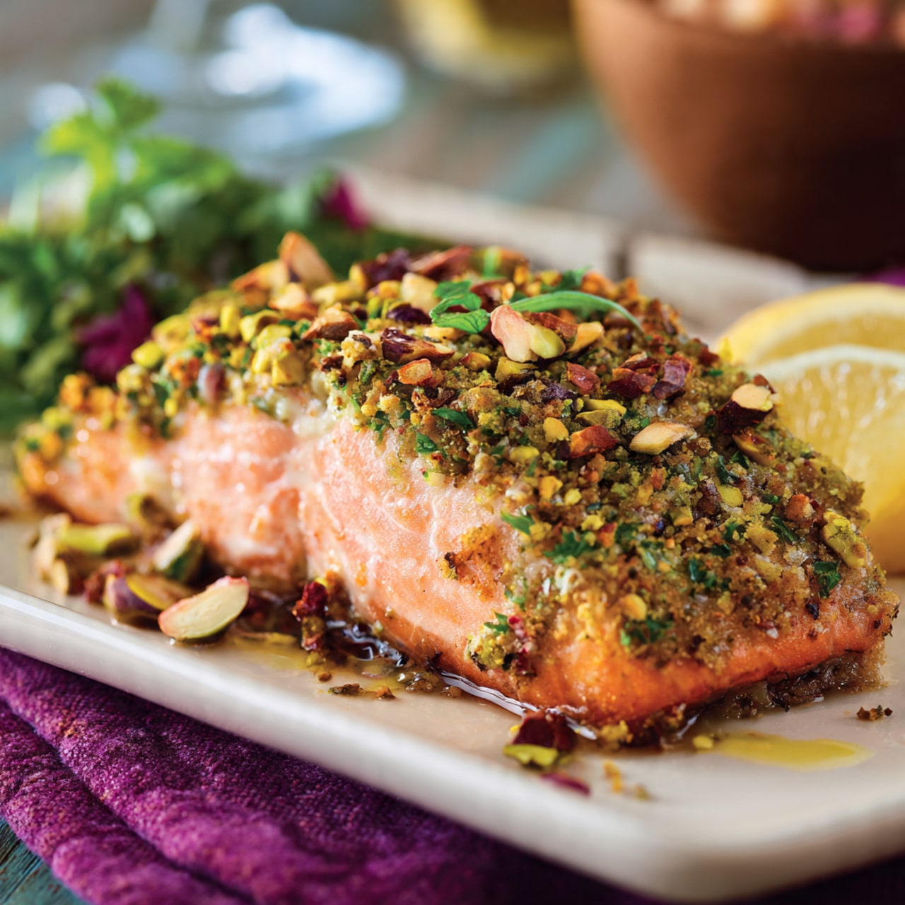 Pistachio-Crusted Salmon