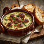 Creamy Italian Meatball Soup Recipe