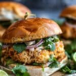 Crispy Cilantro Lime Chicken Sandwiches