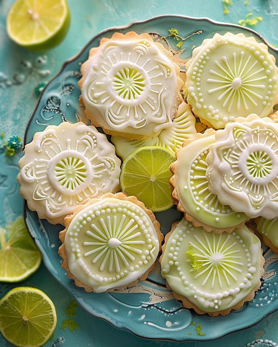 Spring Lime Tea Cookies