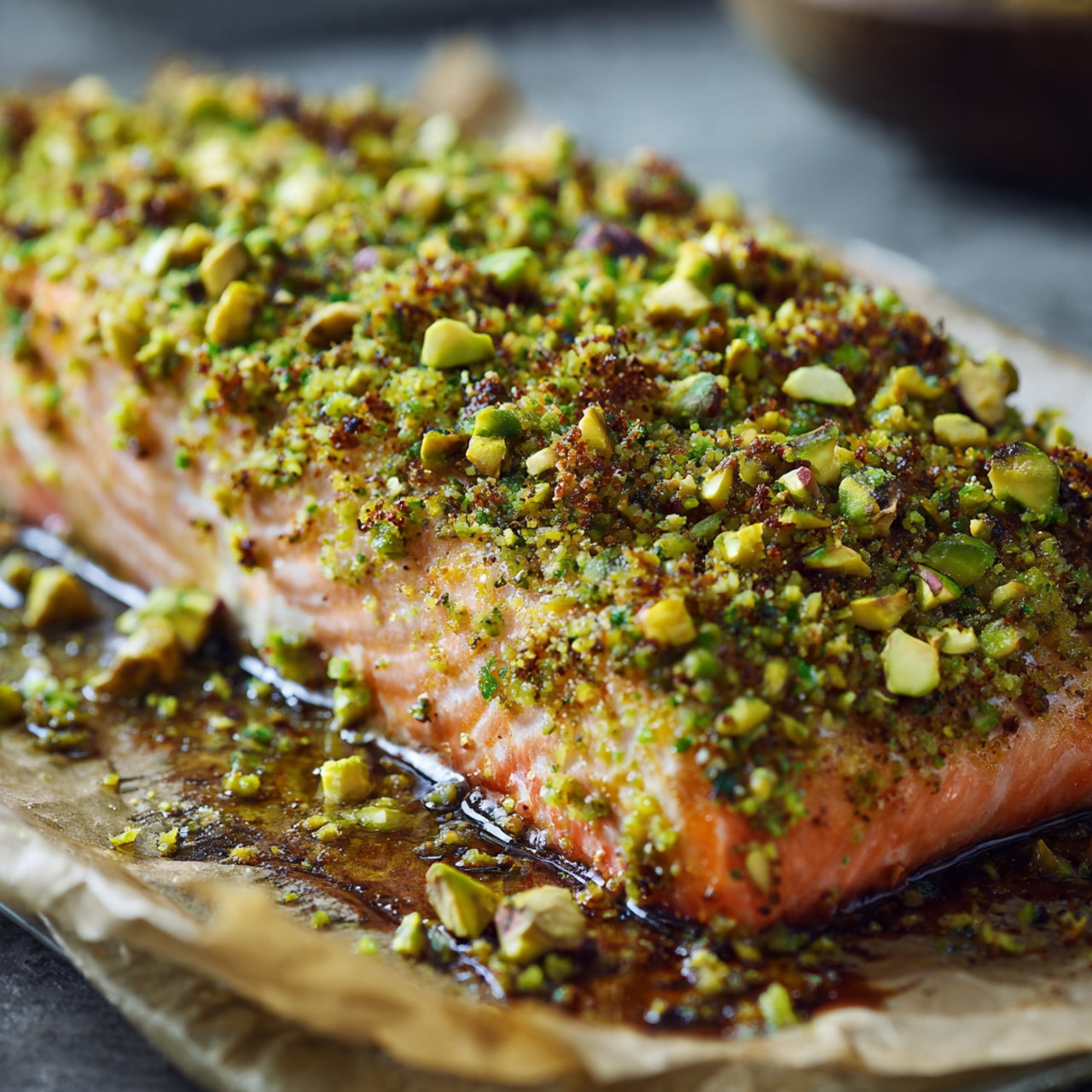 Pistachio-Crusted Salmon