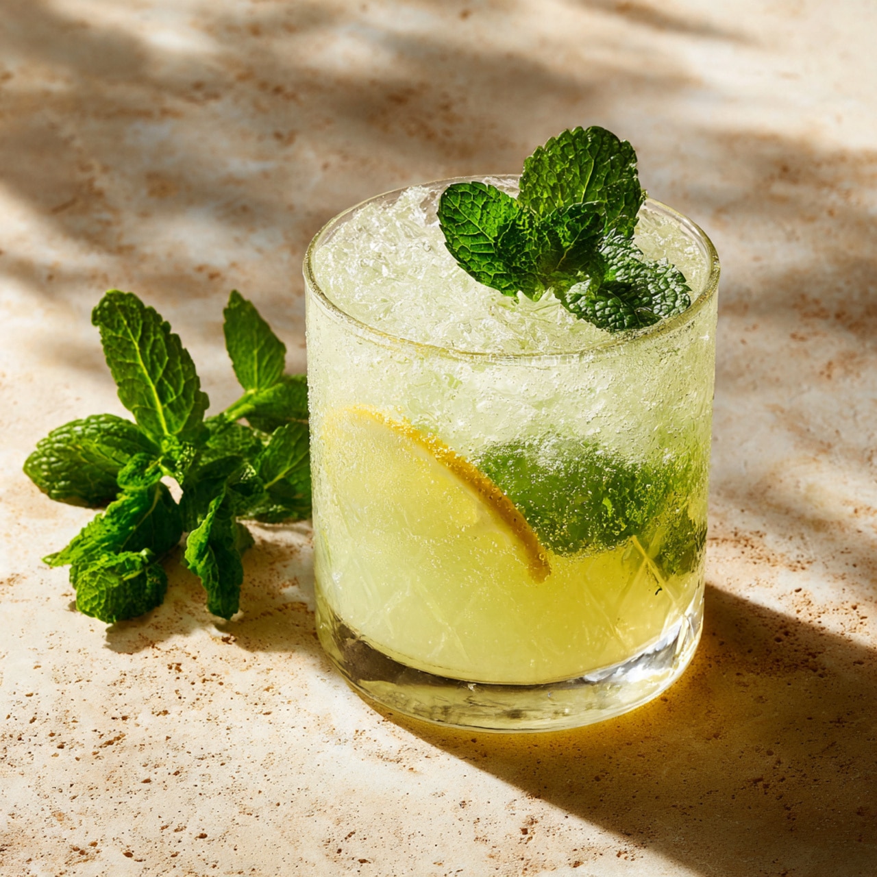 Mint Lemonade Mocktail