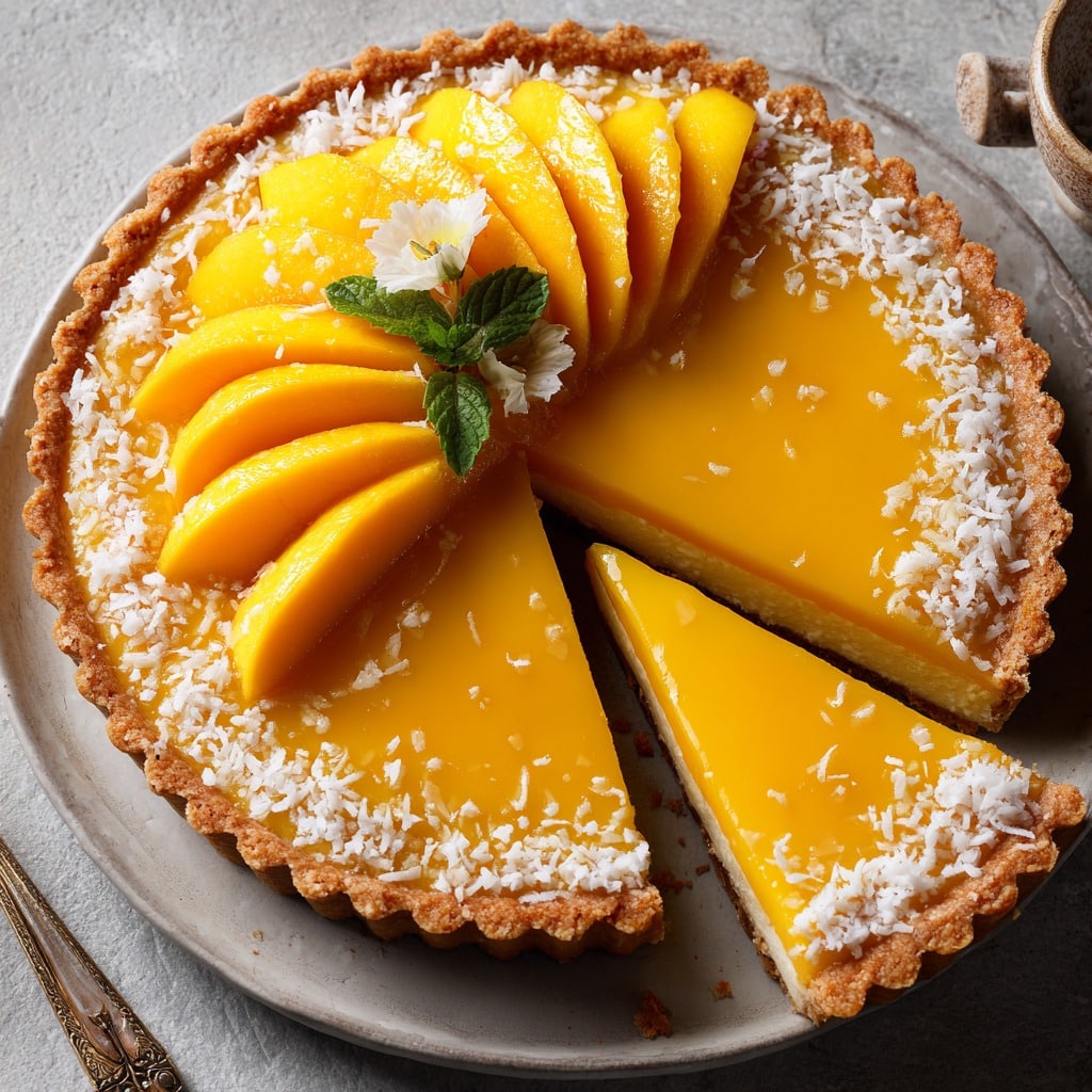 Mango Curd Tart Recipe