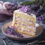 Lavender and Peach Dream Cake
