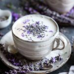 Homemade Lavender Milk Tea