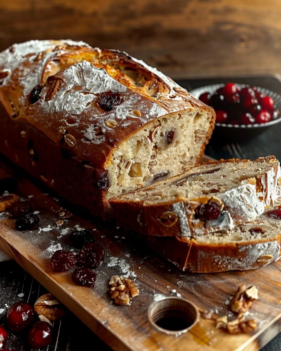 Cranberry Raisin Walnut Cinnamon Artisan Bread