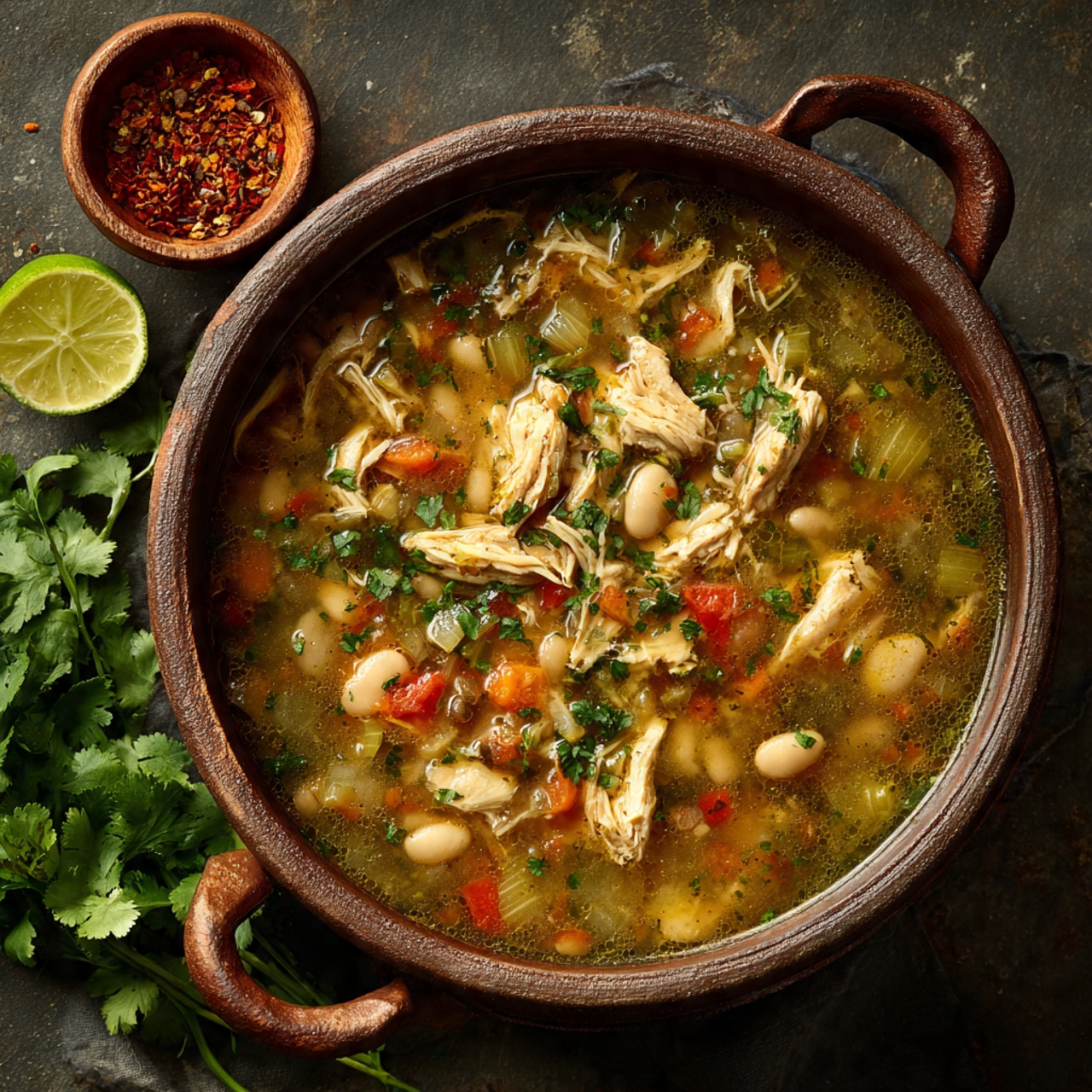 Green Chile Chicken Stew