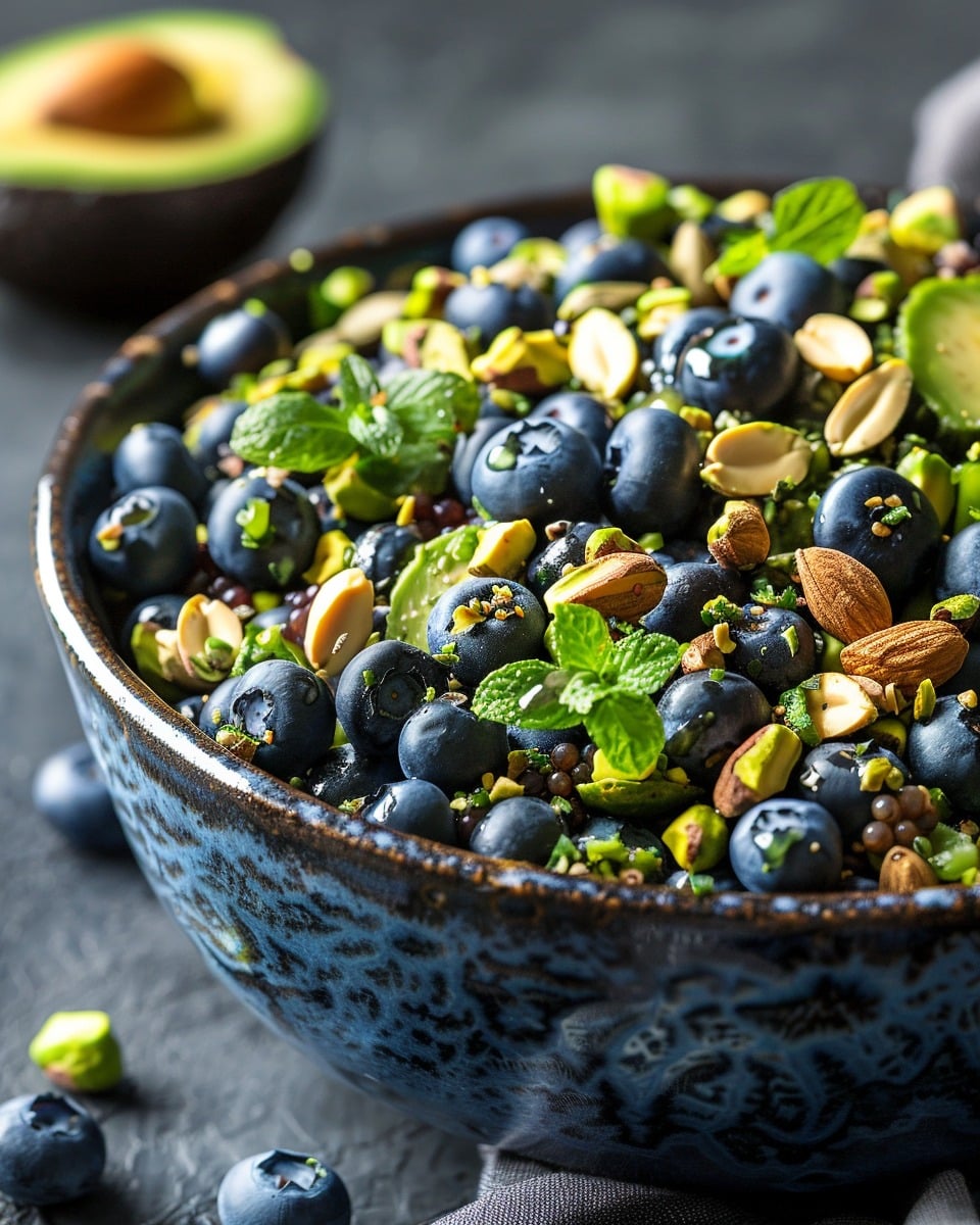 Blueberry Pistachio Spring Salad
