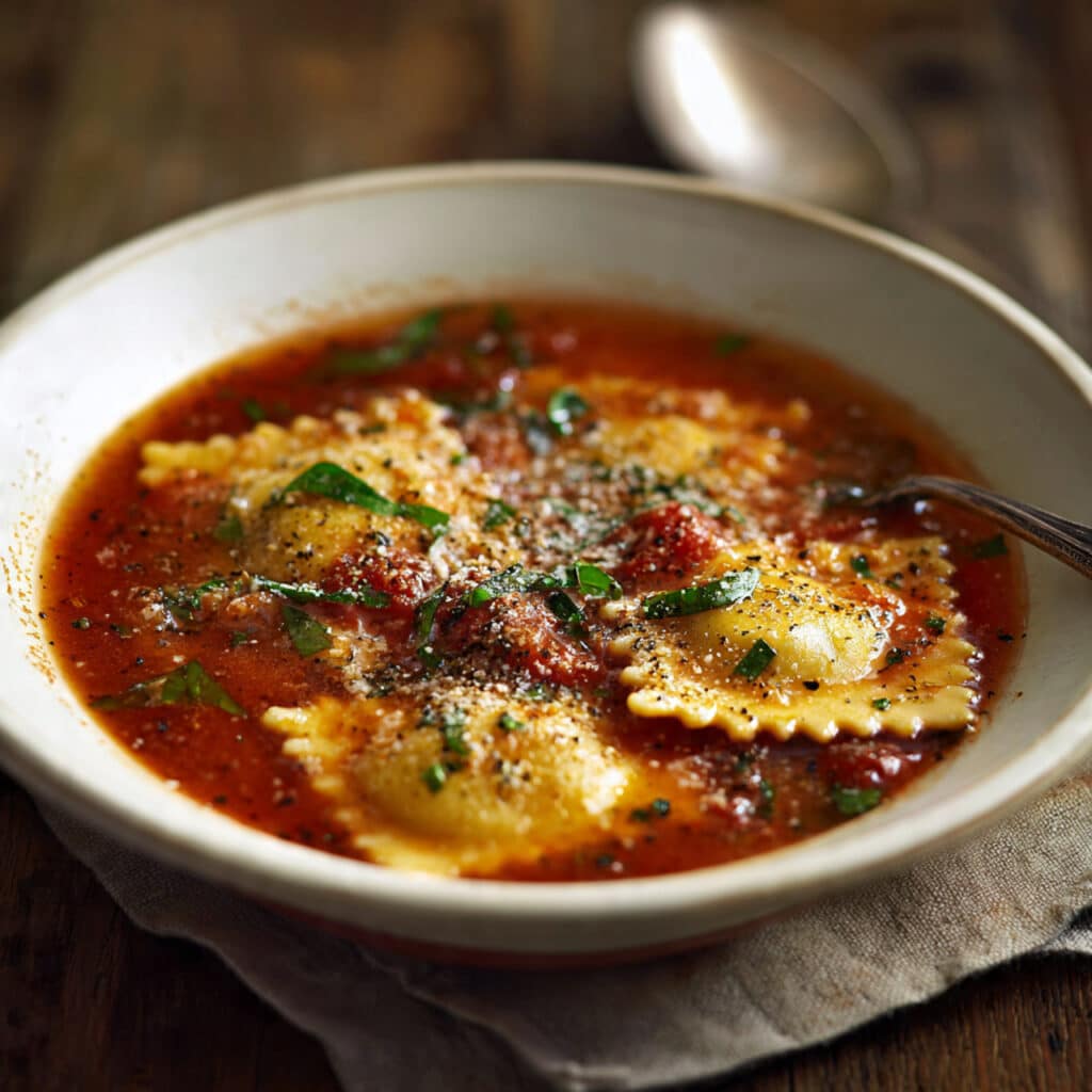 Ravioli Soup