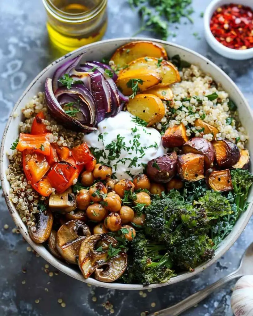 Roasted Vegetable Quinoa Bowl