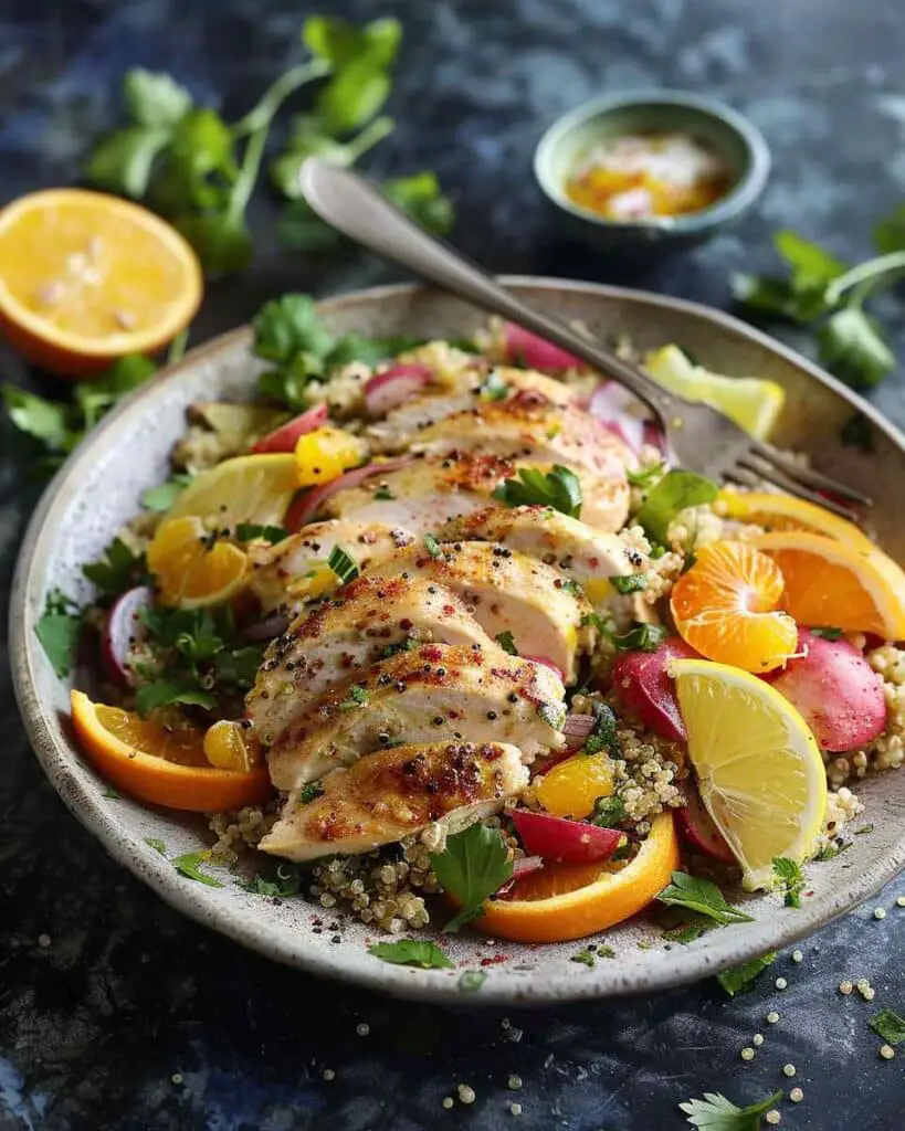 Citrus Chicken Quinoa Salad