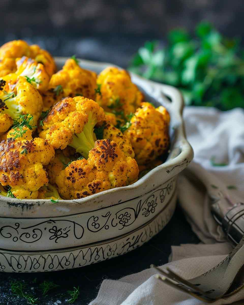 Turmeric Roasted Cauliflower 5 Turmeric Roasted Cauliflower
