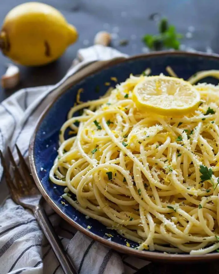 Garlic Lemon Spaghetti